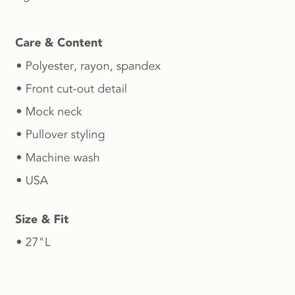 NWT Dolan cutout top - Picture 4 of 4